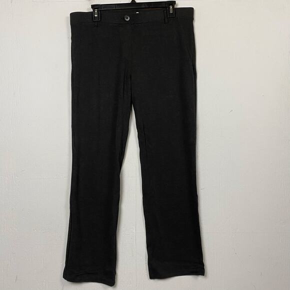 Betabrand Charcoal Classic Straight Leg Yoga Dress Pants Size Extra Large Petite - Picture 1 of 6